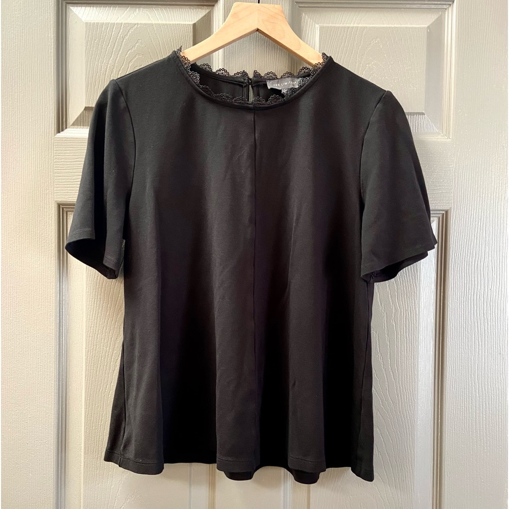 Lace Trim Ponte Top